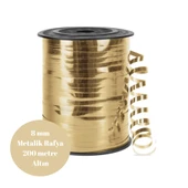 Rafya Metalik 8mm 200 metre Altın - 1