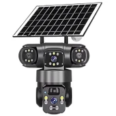 O-Kam 6060 6 MP Solar Güneş Enerjili Gece Görüşlü IP Güvenlik Kamerası - 1