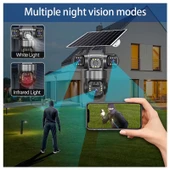 O-Kam 6060 6 MP Solar Güneş Enerjili Gece Görüşlü IP Güvenlik Kamerası - 8