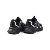 Kadın Siyah Fileli Sneaker Günlük Ortopedik Spor Ayakkabı thumbnail 4