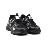 Kadın Siyah Fileli Sneaker Günlük Ortopedik Spor Ayakkabı thumbnail 6