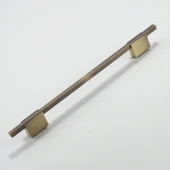 Boyut 320 mm Soft Antik Sarı Renk Metal Dolap Çekmece Kulbu Mutfak Dolabı Kapak Kulpları Mobilya thumbnail 7