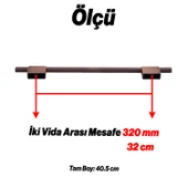Boyut 320 mm Soft Antik Bakır Renk Metal Dolap Çekmece Kulbu Mutfak Dolabı Kapak Kulpları Mobilya thumbnail 4