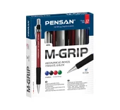 Pensan M-Grip 0.5 mm Siyah Versatil Kalem 4004 - 2