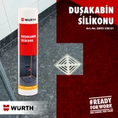 Würth Duşakabin Silikonu Şeffaf 310 ml Kararmayan Silikon - 1