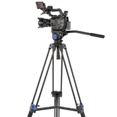 ayex VT-827 Profesyonel Video Tripod 20kg Taşıma Kapasiteli, Video Kafalı - 4