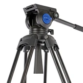 ayex VT-827 Profesyonel Video Tripod 20kg Taşıma Kapasiteli, Video Kafalı - 6