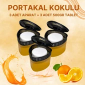 3 Adet 500 gr Nem Alıcılı Ve Rutubet Giderici Aparat Üçgen Portakal (TABLET DAHİL) thumbnail 2
