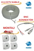 SNRELK - HAMA 4'lü 500GB 5Mp Lens Gece Renkli Su Geçirmez Güvenlik kamerası Set thumbnail 4