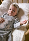 Mayoral Newborn Kız Bebek Elbise Ve Saç Bandı - 1