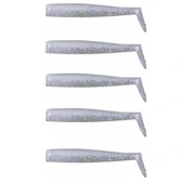 Sandeel Pearl Silver 10cm 7gr levrek silikonu 5 Adet thumbnail 1