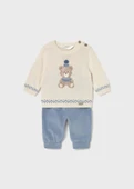 Mayoral Newborn Erkek Bebek Kazak Ve Pantolon Set - 2