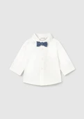Mayoral Newborn Erkek Bebek Papyonlu Uzun Kol Gömlek thumbnail 1
