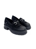 Venüs 2554603K Kadın Hakiki Deri Püsküllü Kalın Taban Loafer Ayakkabı - 8