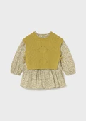 Mayoral Kız Bebek Elbise ve Yelek thumbnail 2