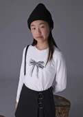 Mayoral Kız Çocuk Baskılı Sweatshirt - 1