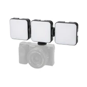 ayex W64 Bicolor LED Video Işığı Ayarlanabilir Parlaklık & Renk Sıcaklığı, USB-C, 2000mAh Batarya - 6