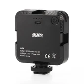 ayex W64 Bicolor LED Video Işığı Ayarlanabilir Parlaklık & Renk Sıcaklığı, USB-C, 2000mAh Batarya - 8