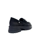 Venüs 2554603K Kadın Hakiki Deri Püsküllü Kalın Taban Loafer Ayakkabı - 6