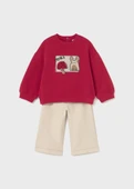 Mayoral Kız Bebek Pantolon ve Swearshirt Takım - 2