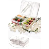 BUFFER® Takeaway Ergonomik Asorti Çatal Bıçaklı Pratik Yoğurt Saklama Kabı - 1