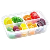 BUFFER® 4 Bölmeli Sızdırmaz Contalı Kilitli Kapaklı 1 Litre Erzak Saklama Kabı -LC520 - 2