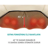 Ovmalı Ve Isıtmalı Boyun Masaj Aleti Boyun Ve Sırt Masaj Aleti Araba Ofis Ev Kullanımı Masaj Aleti Bel Ayak Kol Masaj Aleti Tüm Vücut Masaj Aleti thumbnail 3