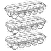 BUFFER® 10 Bölmeli Kilitli Kapaklı Yumurtalık Saklama Kutusu YU110 - 8