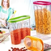 BUFFER® 2 Kapaklı Ölçekli Erzak Saklama Kabı - 1,2 Litre - SA930 - 3