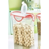 BUFFER® Kilitli Kapaklı Contalı Hava,Su Sıvı Geçirmez 2,4 Litre Erzak Saklama Kabı-SA590 - 7
