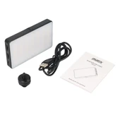 ayex W140 RGB LED Video Işığı 20 Özel Işık Efekti, LCD Ekran, Dahili 3100mAh Batarya - 9