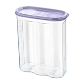 BUFFER® 2 Kapaklı Ölçekli Erzak Kuru Gıda Saklama Kutusu Kabı 2,4 Litre-SA940 - 1