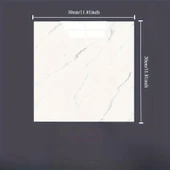 BEYAZ MERMER DESENLİ ALÜMİNYUM PLASTİK DUVAR STİCKER (30*30) - 1