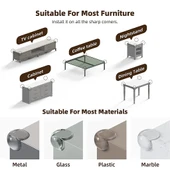 Silikon Şeffaf Masa Kenar , Köşe  Koruması - 4