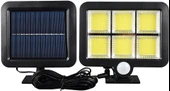 120 Cob Led Solar Panelli 3 Modlu Duvar Lambası - 1