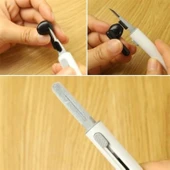 BUFFER®  Çok Amaçlı Yumuşak Fırçalı Kablosuz Kulaklıklar İçin Kulaklık Temizleme Kiti - 4