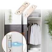 Buffer® 2 Çift Çok Amaçlı Kapı Kapak Dolap Çekmece Mobilya Durdurucu Kapatıcı Mıknatıslar - 4