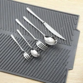 BUFFER® Büyük Bulaşık Kurutma Matı,Silikon Bulaşık Kurutma Matı Çok Amaçlı Tezgah Üstü Mat - 5