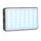 ayex W140 RGB LED Video Işığı 20 Özel Işık Efekti, LCD Ekran, Dahili 3100mAh Batarya - 2