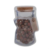 BUFFER® Kavanoz Görünümlü Kilitli Poşet Çıtçıtlı ve Pratik Torba 4 Adet - 4