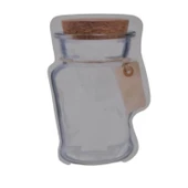 BUFFER® Kavanoz Görünümlü Kilitli Poşet Çıtçıtlı ve Pratik Torba 4 Adet - 2