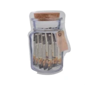 BUFFER® Kavanoz Görünümlü Kilitli Poşet Çıtçıtlı ve Pratik Torba 4 Adet - 3