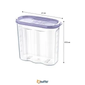 BUFFER® 2 Kapaklı Ölçekli Erzak Kuru Gıda Saklama Kutusu Kabı - 1,7 Litre - SA935 - 8
