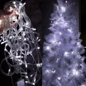 BUFFER® 100 Ledli 8 Fonksiyonlu 10 Metre Led Aydınlatma Dekor Lambası (beyaz) - 7