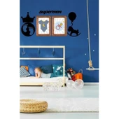 BUFFER® DECO103 Supermen Dekoratif Duvar Süsü Tablo Aksesuar Ahşap Tasarım Hediye Pano Sticker Seti - 1