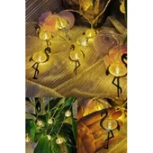 BUFFER® 2 Metre Pilli İnce Tel Led Işık Zinciri Parti Aydınlatma - 6