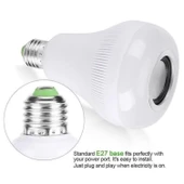 BUFFER® Kumandalı Bluetooth Hoparlör Ampul LD-37 - 5