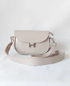 252GK320 Model Sarach Marka Bej Renk Omuz Çantası - 1