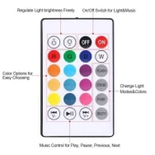 BUFFER® Kumandalı Bluetooth Hoparlör Ampul LD-37 - 6