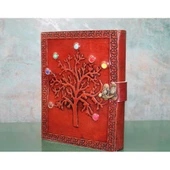 Taşlı Deri Defter - 2